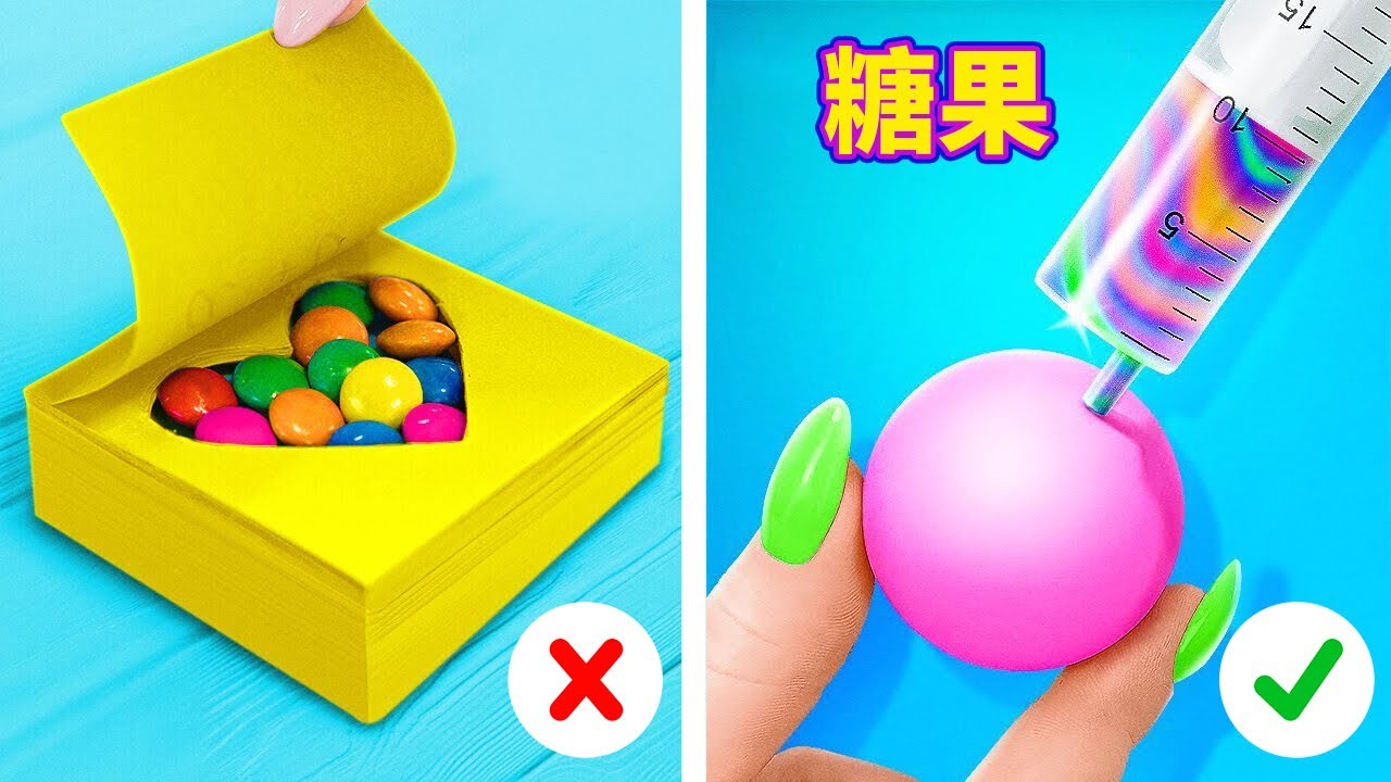 適合初學者的簡單紙藝創意 || 123 GO 的超酷繪畫技巧！金子
