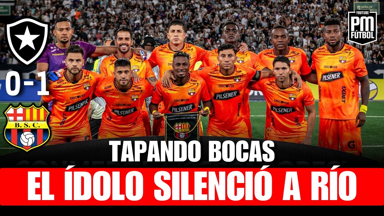 ¡A FASE DE GRUPOS! Monumental triunfo de Barcelona SC ante Botafogo 🏆 1-0 | Libertadores Fase 3