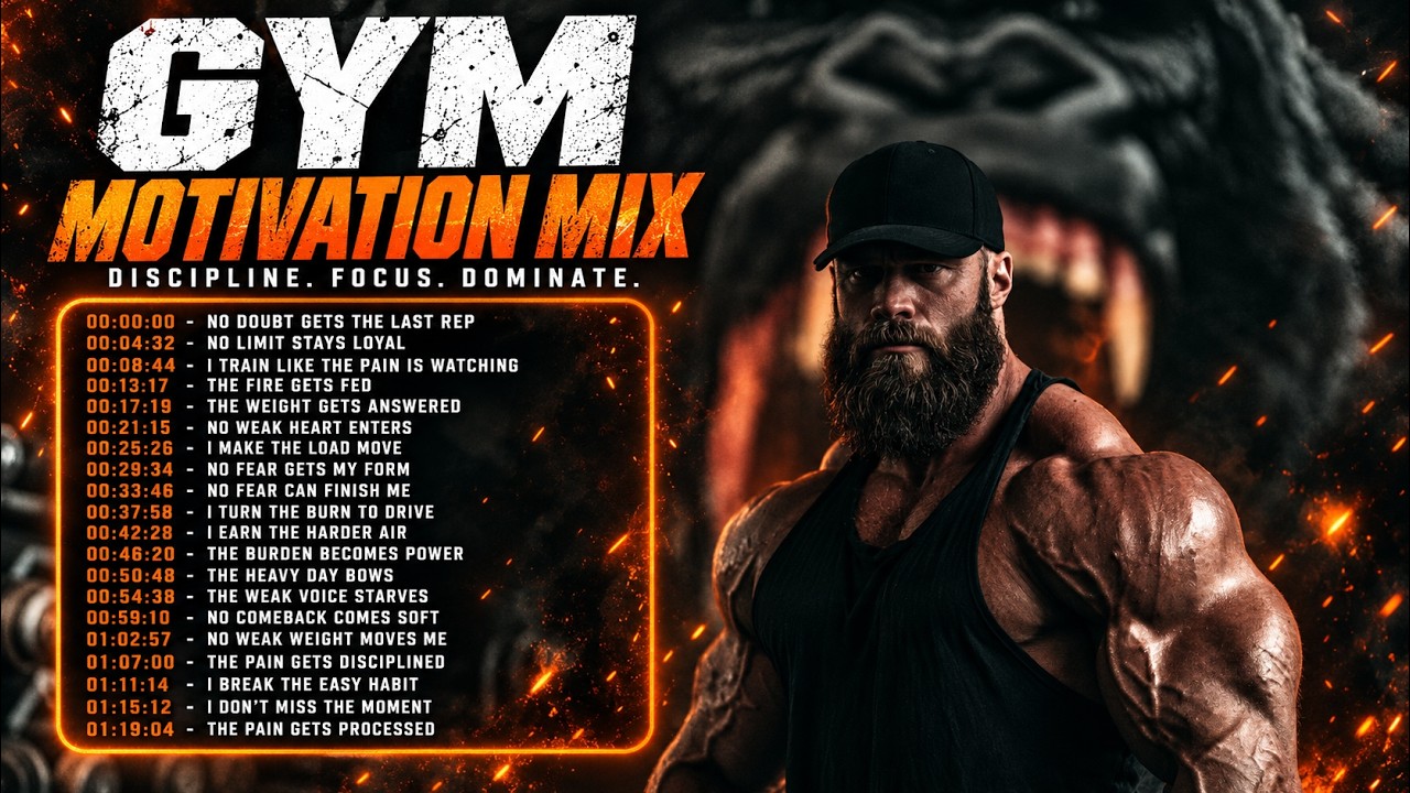 💪🏼 Best Workout Music 2026 | 1 Hour Gym Motivation Mix