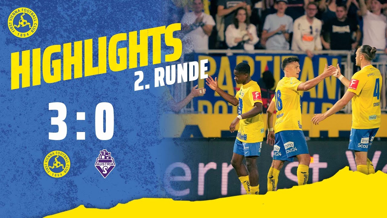 ADMIRAL 2. Liga I 2. Runde - Highlights | First Vienna FC 1894 - Austria Salzburg