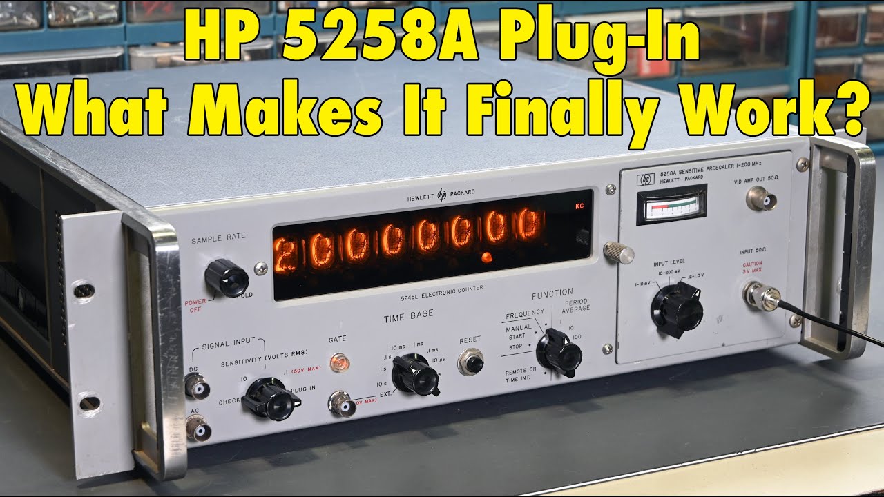HP 5258A Plug-In Repair, What Makes It Finally Work? Part 3