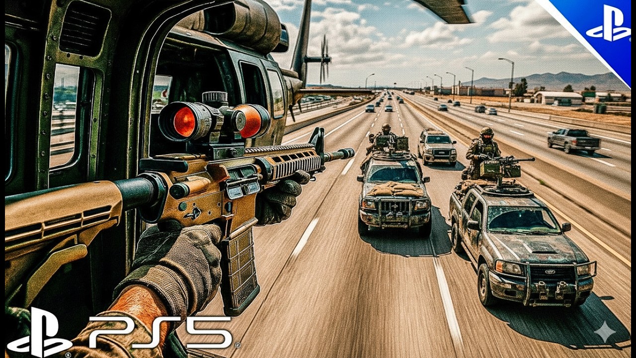 Attack on the Terrorist convey - Realistic Immersive Graphics Gameplay [4K 60FPS]