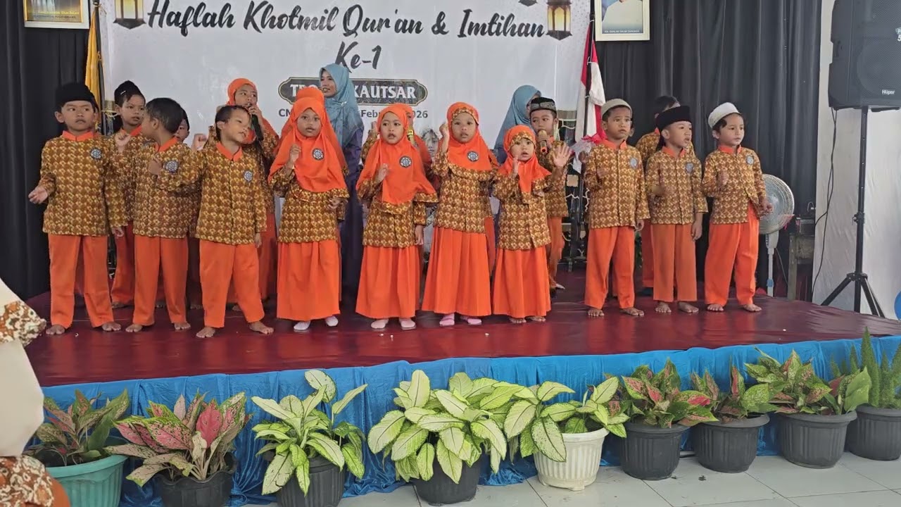 TEGAL WATHIB HAFLAH KHOTMIL QUR'AN DAN IMTIHAN TPQ AL KAUTSAR KE - 1