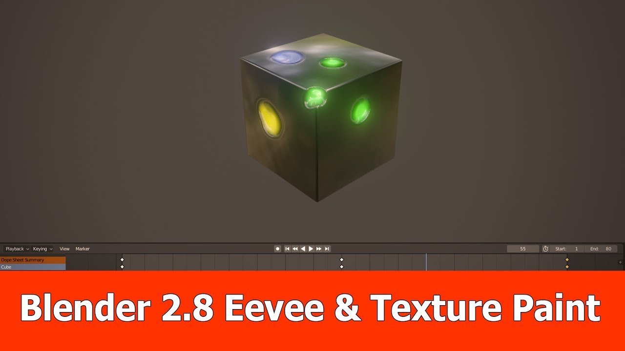 Blender 2.8 Eevee & Texture Paint