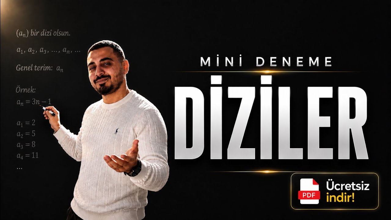 MİNİ DENEME: Diziler | AYT Matematik Soru Çözümü