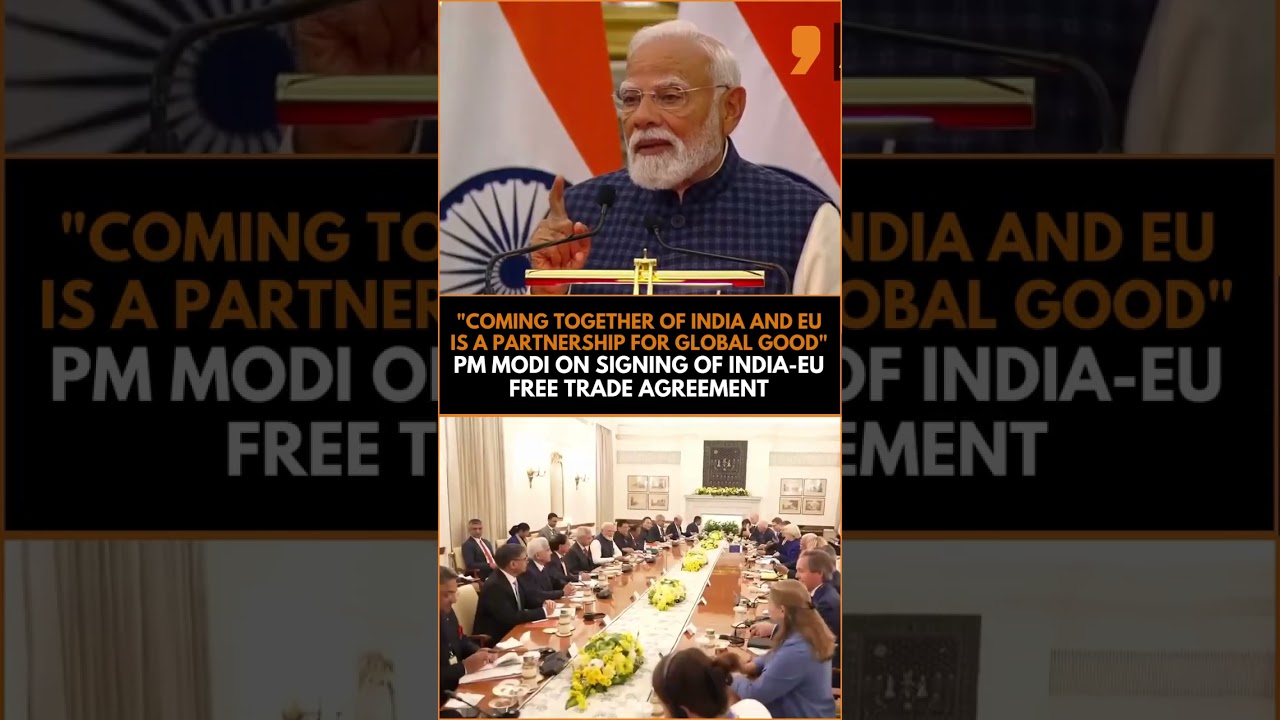 India-EU Trade Deal Signed: PM Modi Launches 5-Year Strategic Agenda | News9