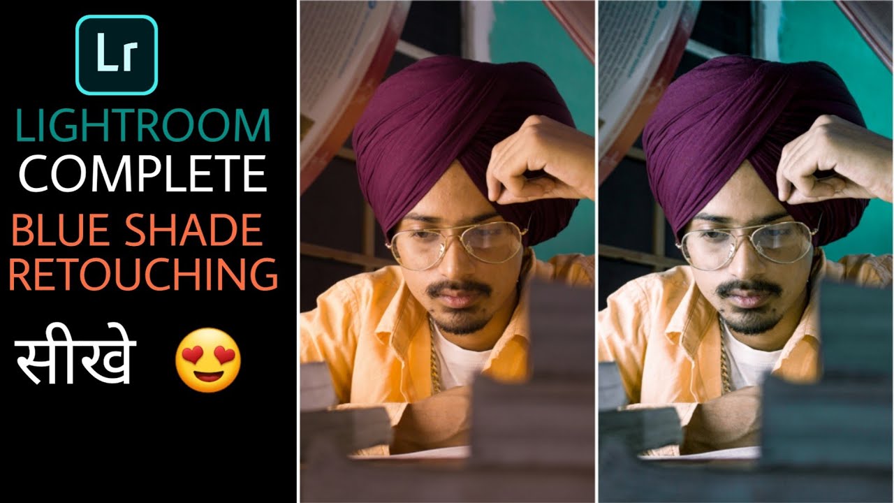 Lightroom retouching||blue tone editing||photo retouch||Sahil Editing||series#2