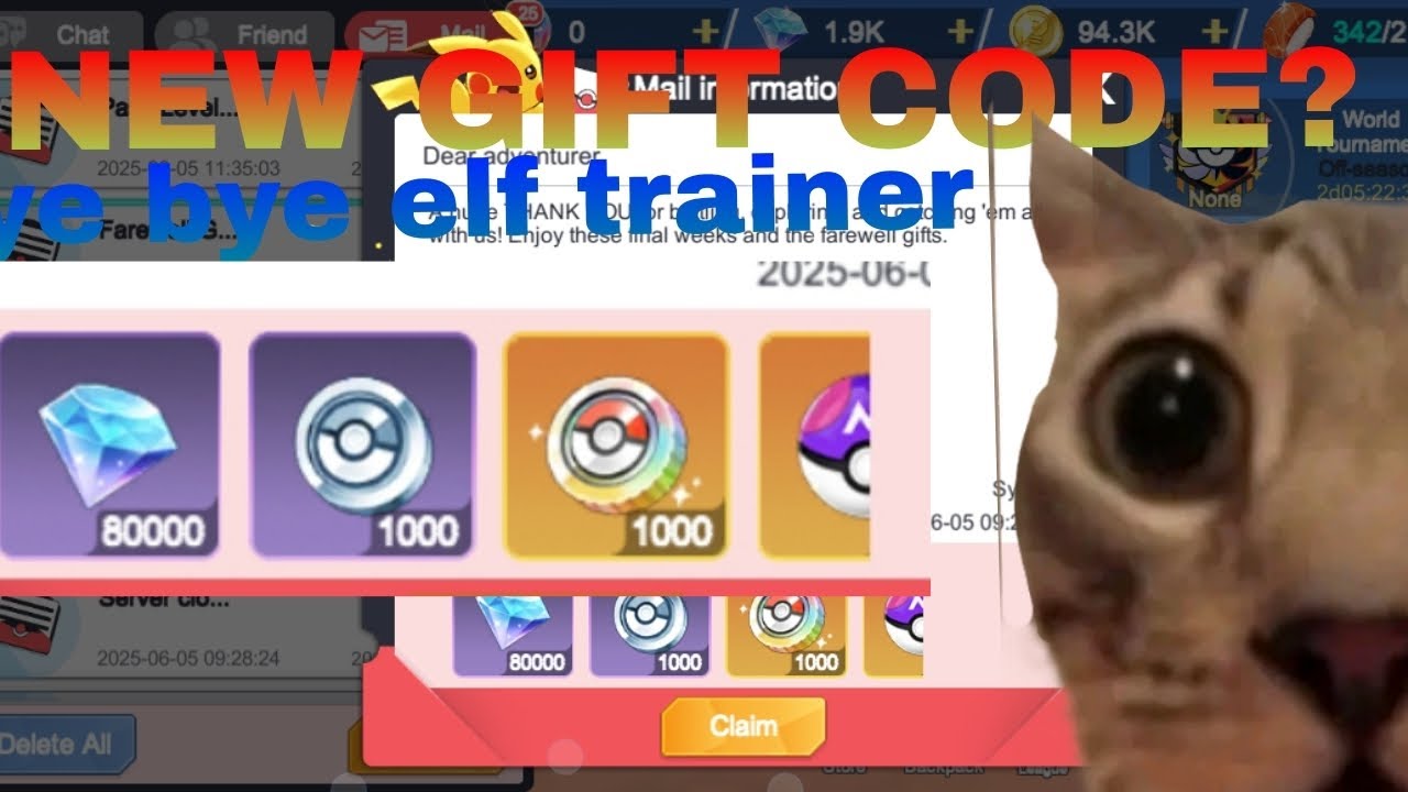 Master legend pocket isekai new gift code? Bye bye elf trainer!!!! @AIMSPRINT