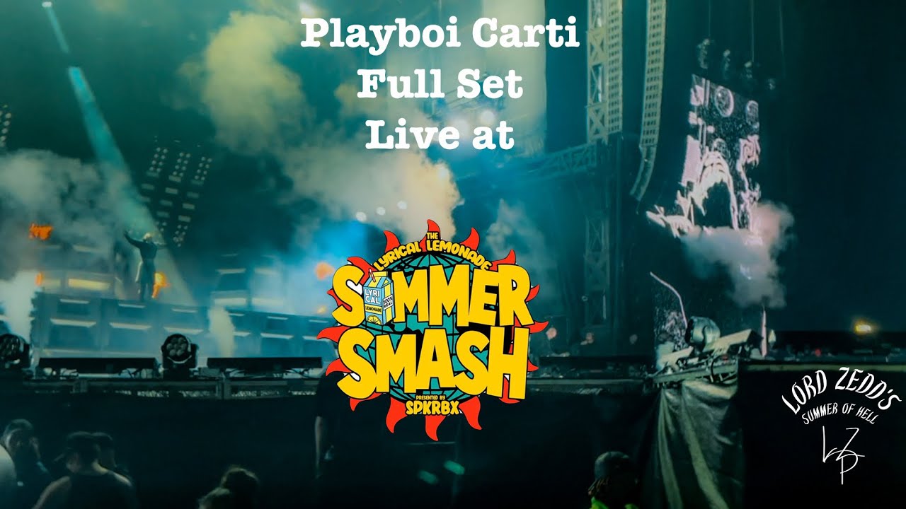 Playboi Carti Full Set Live @ Summer Smash 2023 (FRONT ROW)