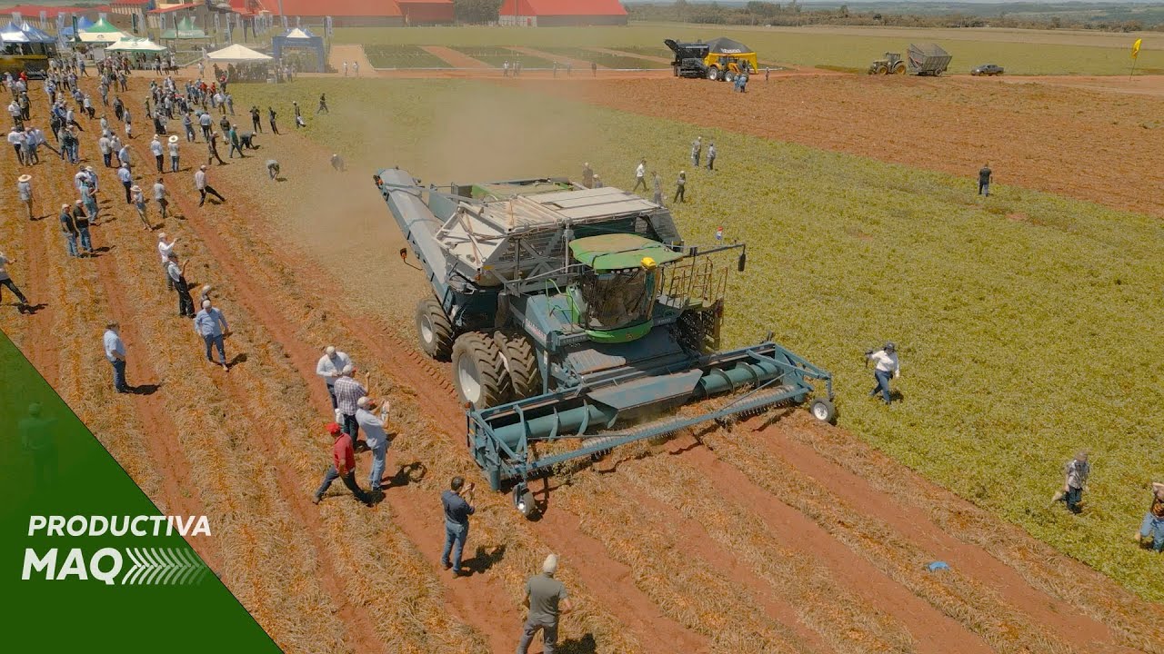 Cosechadora de maní y soja, tractor con nueva transmisión e innovadora rotoenfardadora | PM #01