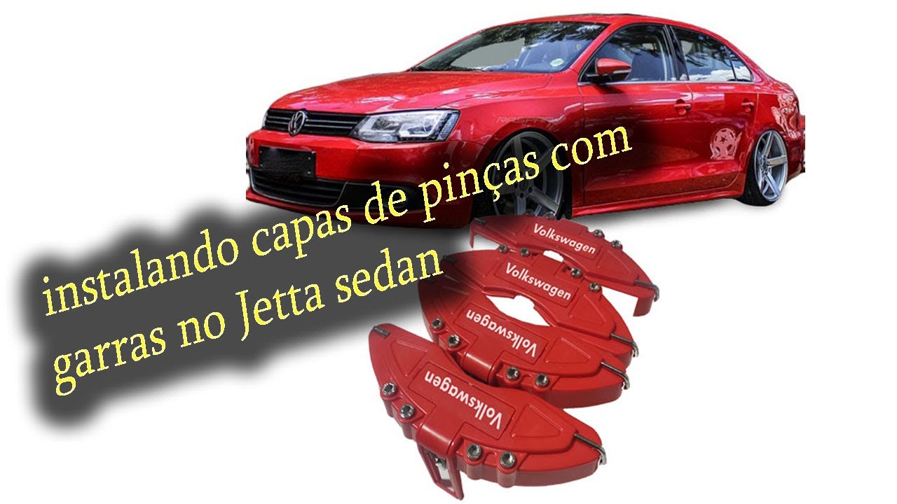 Jetta sedan Tsi - instalando capas de pinças com garras - GIRO RÁPIDO ACESSÓRIOS