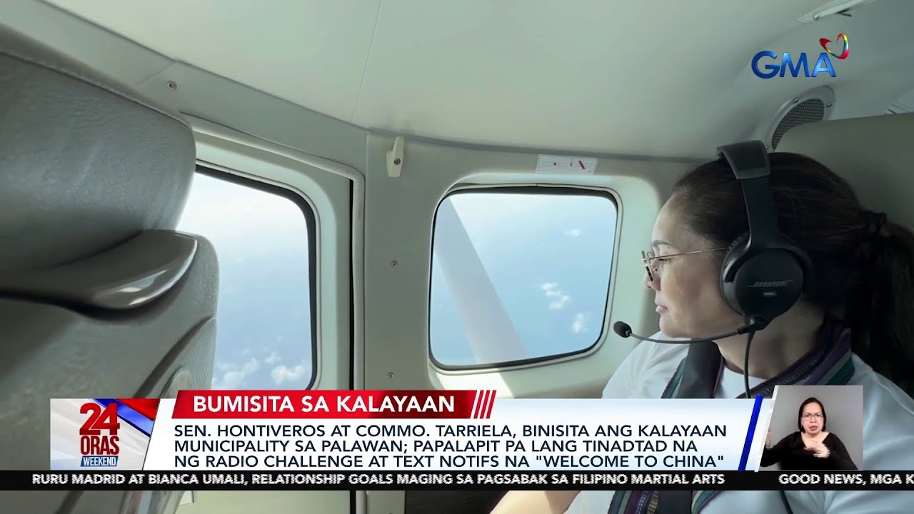 Hontiveros, Tarriela visit Kalayaan town in Palawan | 24 Oras Weekend