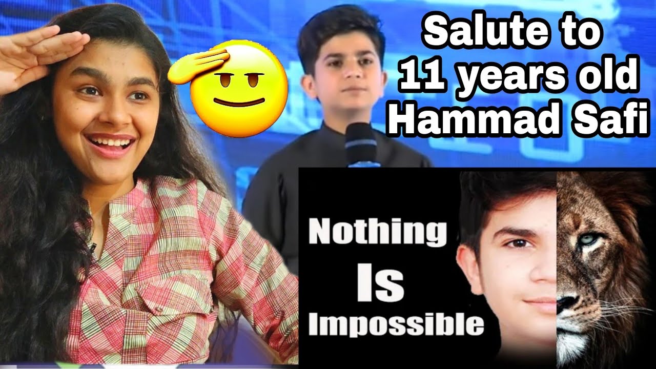 Indian Reaction on Nothing is Impossible by Hammad Safi