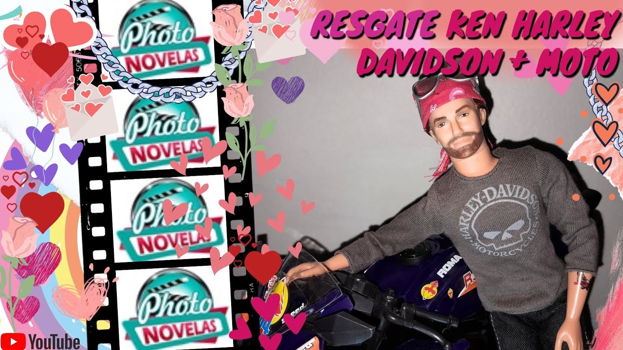 🏍 RESGATE Ken Harley Davidson de 1999 e NOVA motoca de corrida escala 1/6 [Unbox e Review]