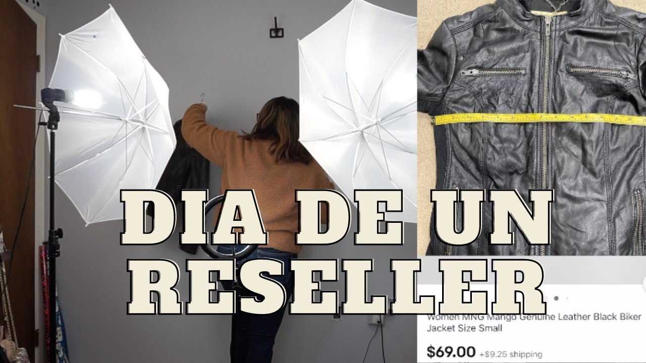 Mi dia de reseller part time + como tomar fotos de ropa para enlistar en Ebay + Poshmark!
