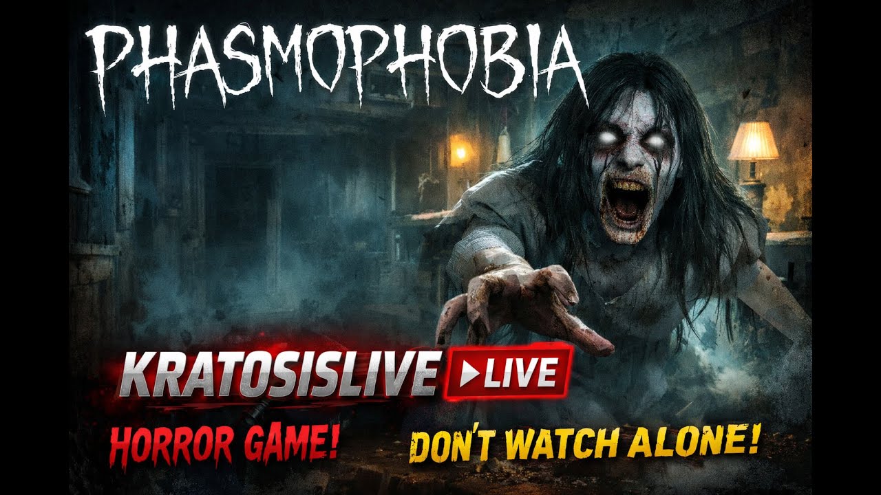 😱 PHASMOPHOBIA LIVE | REAL HORROR #phasmophobia #phasmophobialive #horror