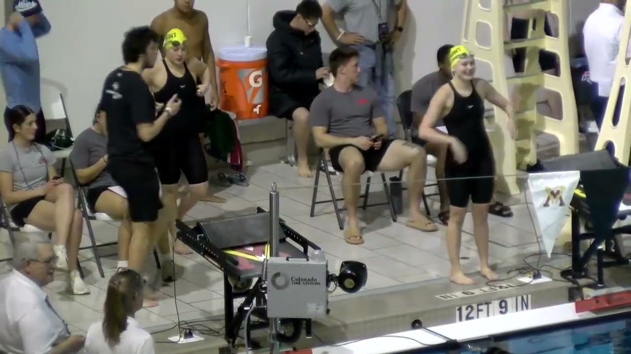 2026 AE Swimming & Diving Championship: Natalie Schick Wins 200 Back (2/21/26)