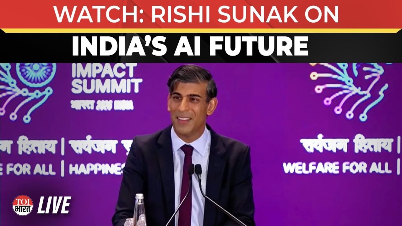 At India AI Impact Summit, Rishi Sunak Backs India’s Growing Role In Global AI Race
