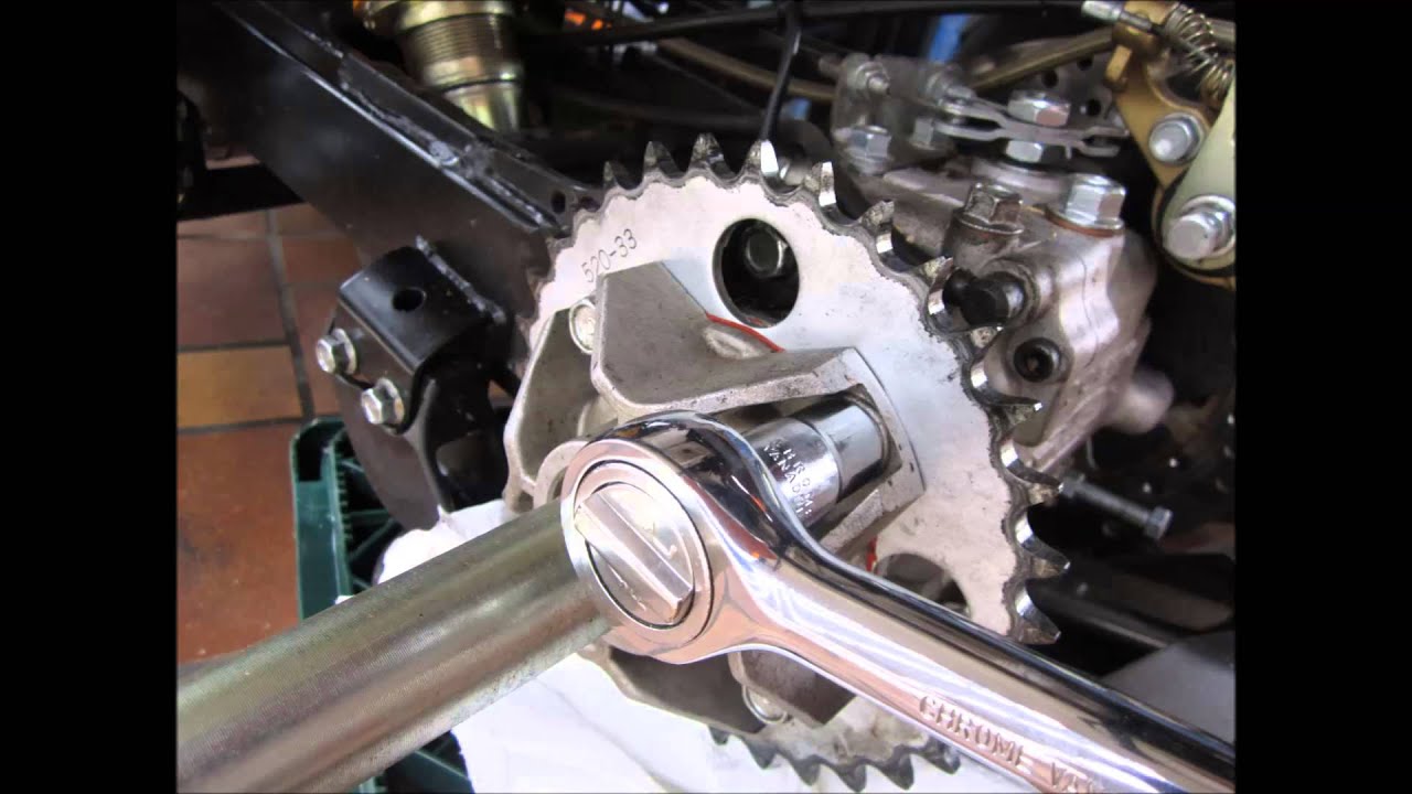Tutorial Kettenrad und Kette Tauschen an Quad SMC Canyon 300 SM