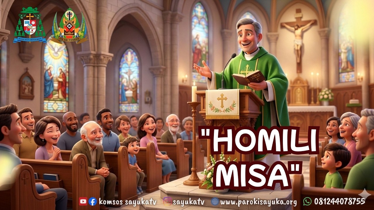 Homili Misa: Minggu(1/3) jam 08.30 wib