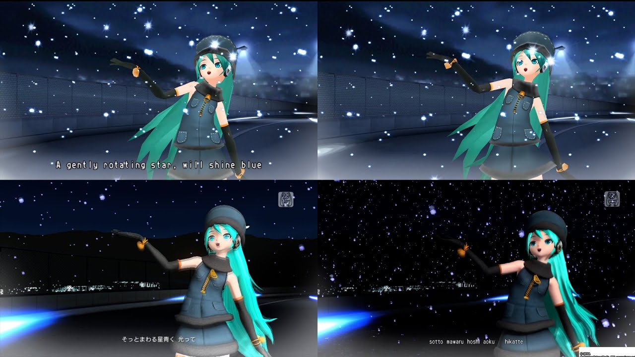 Strobe Nights - Project Diva Comparison