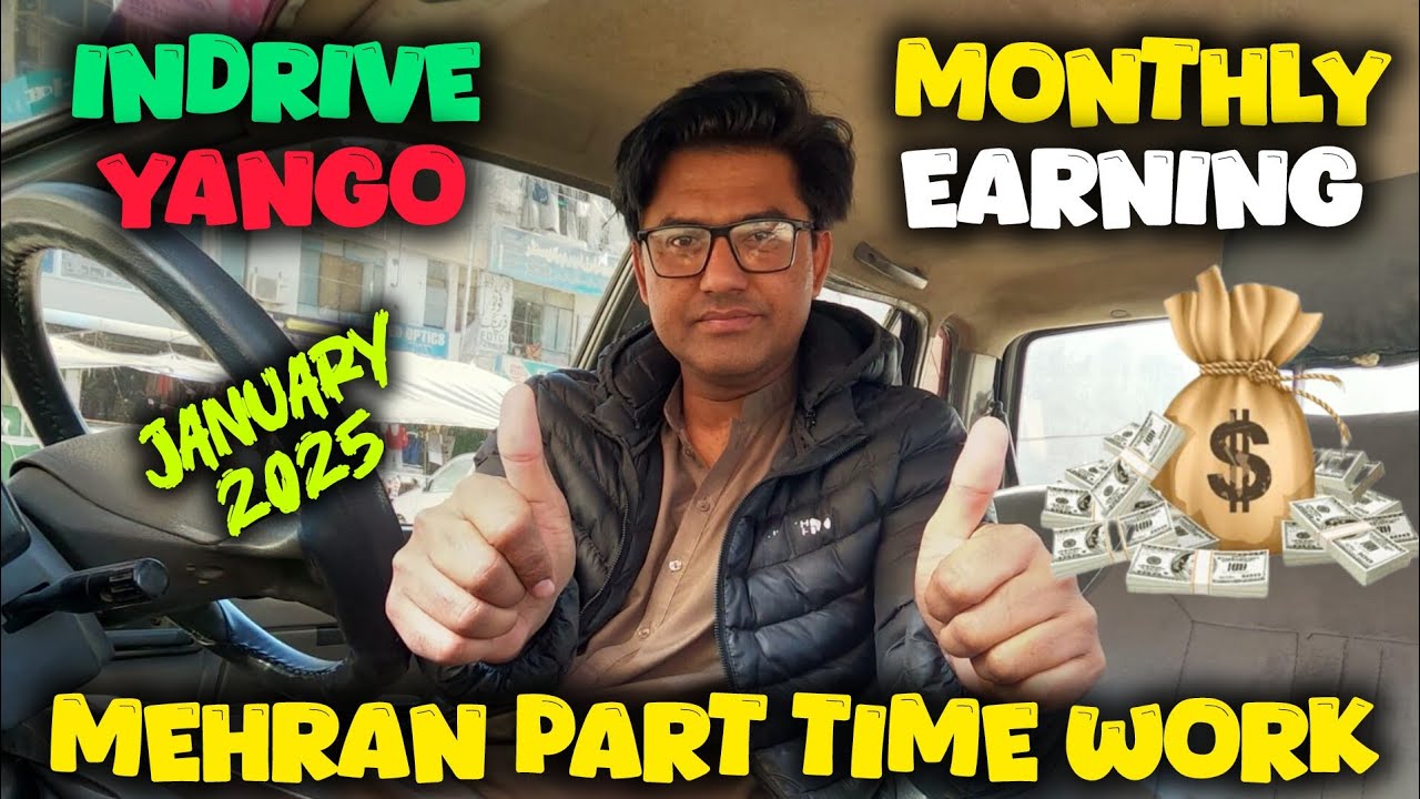 My monthly Yango Indrive earning | January 2025