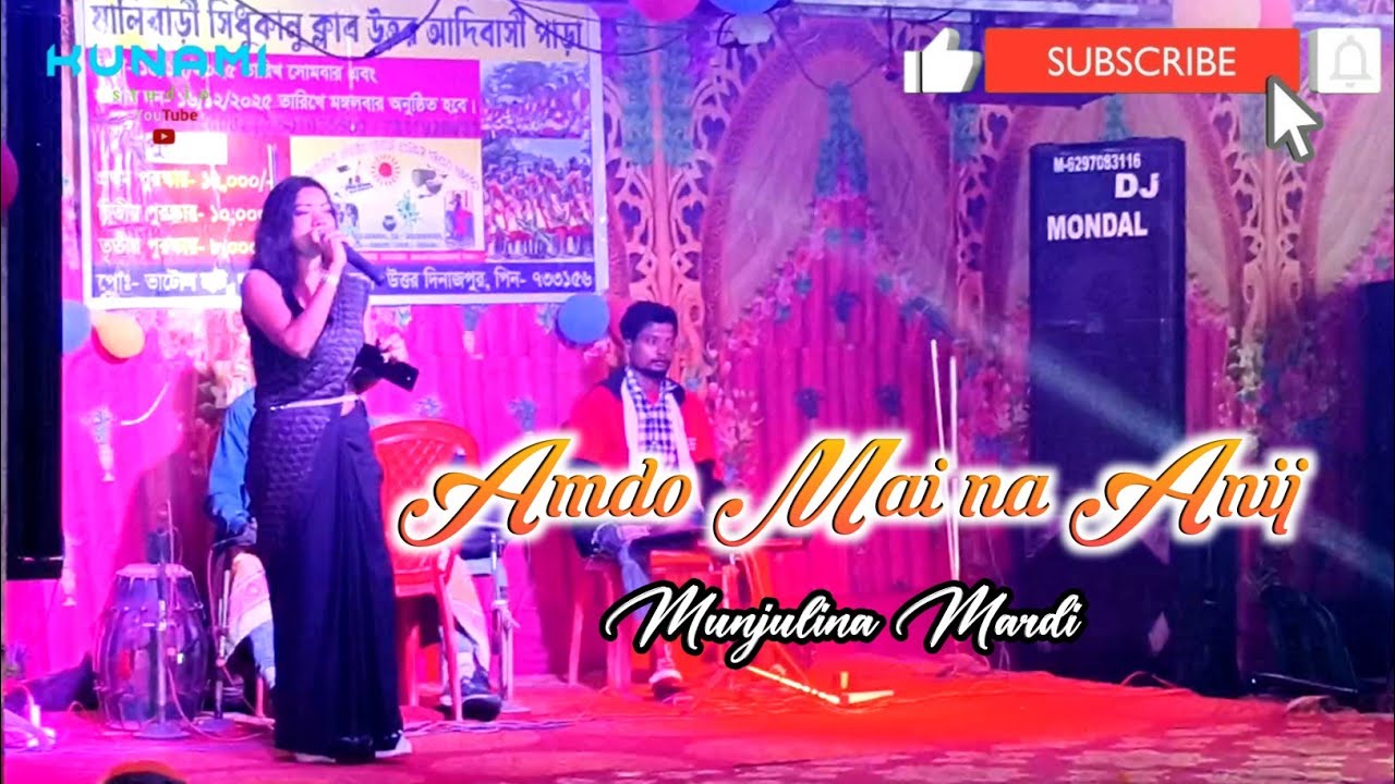 Amdo Maina Anij Banij Santali bapla shorai song2026/Miss Munjulina/#kunami_studio