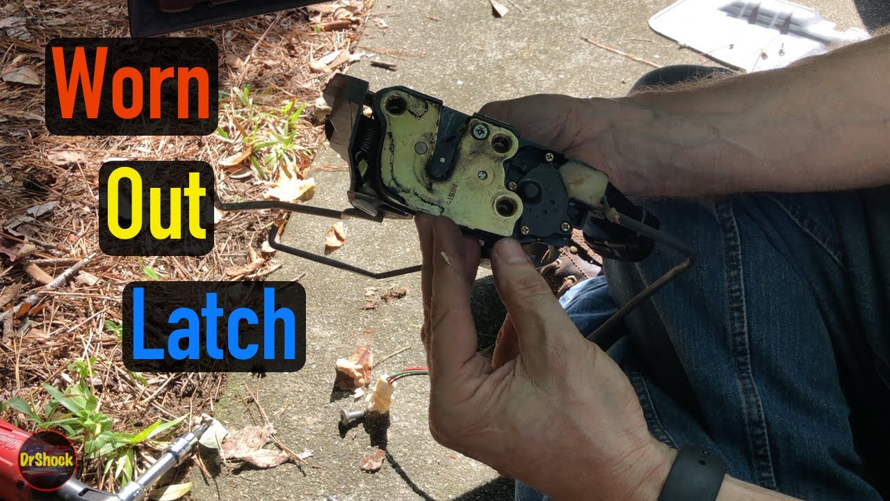 1997 - 2001 Toyota Camry Front Door Won't Open ~ Worn Lock Latch Assembly OEM Replacement Repair