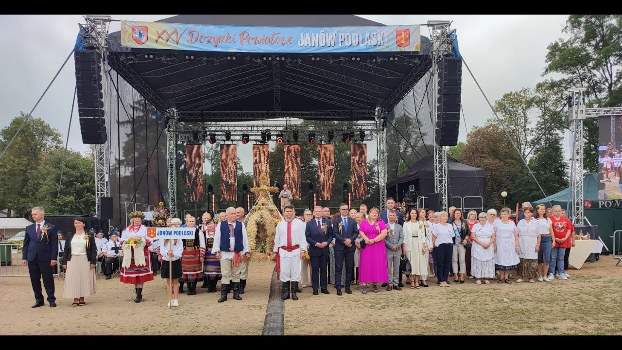 Za nami emocjonujące jubileusze XXV Dożynki Powiatu Bialskiego w Janowie Podlaskim