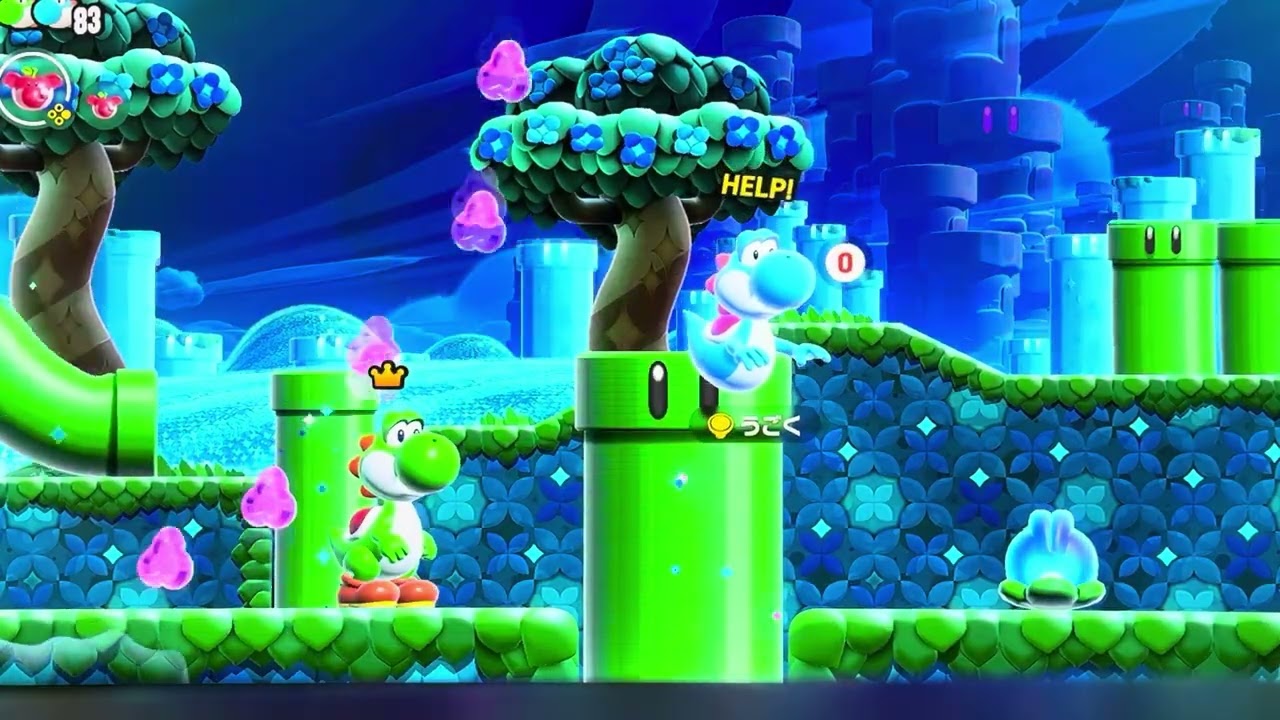 スーパーマリオブラザーズワンダー1ステージ　ワンニャンチャンネルの初めての実況動画！