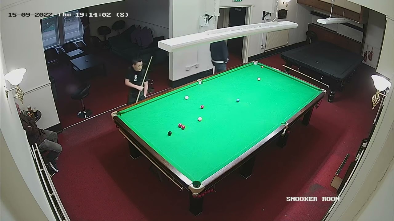 Nicholas Ayers aged 12 , first century break