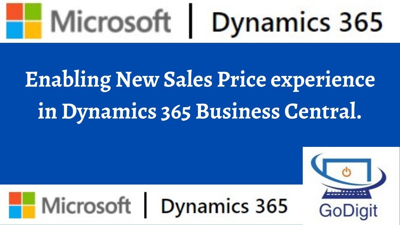 Enabling New Sales Price experience | D365 Business Central