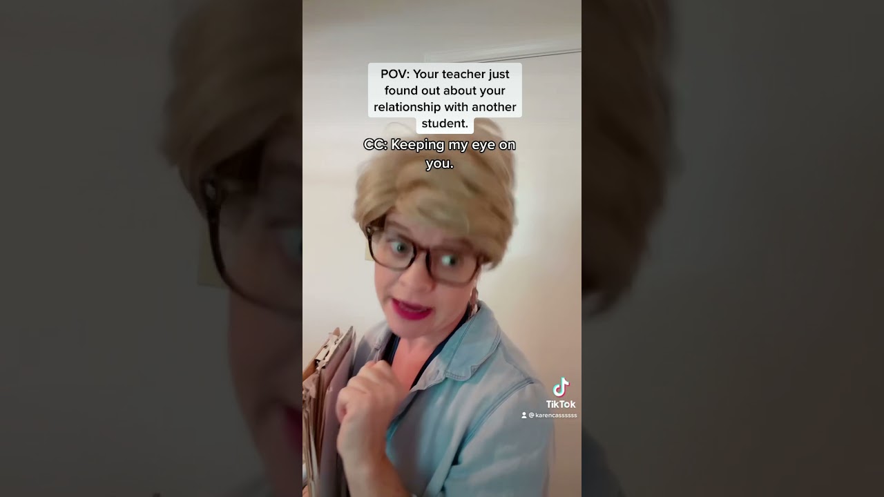 POV Your Teacher knows About Relationship With Another Student