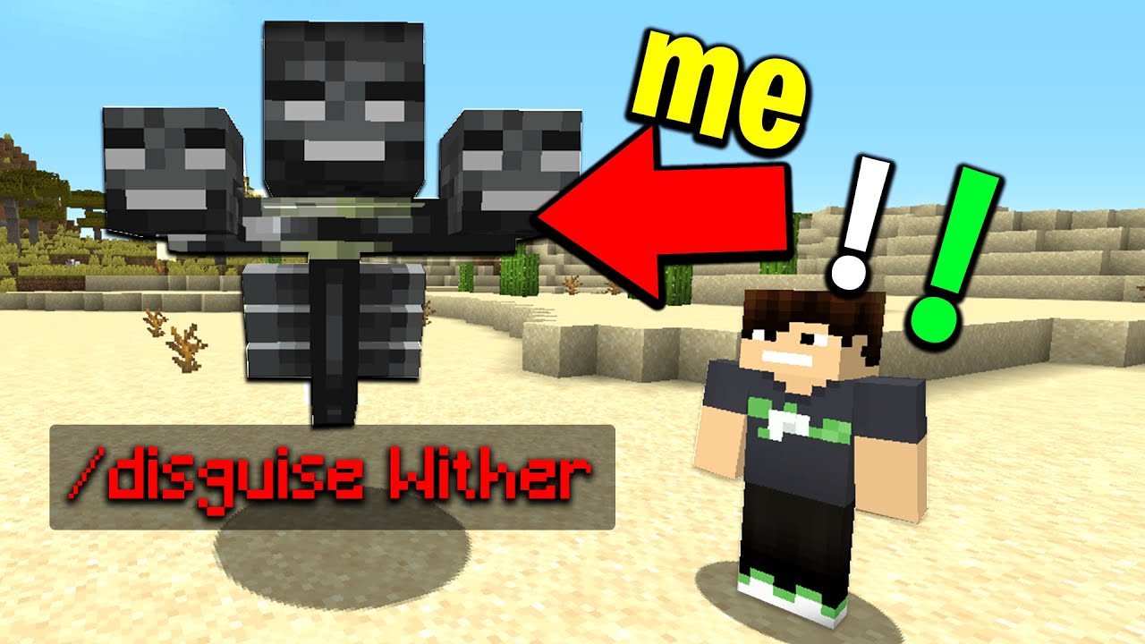Minecraft but I disguise as mobs to troll people..