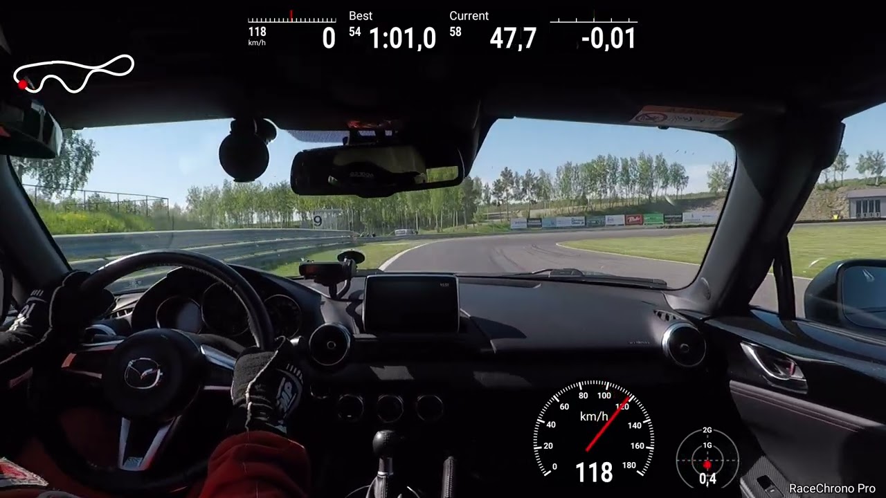 Mazda MX-5 1:00.4 Kinnekulle Ring