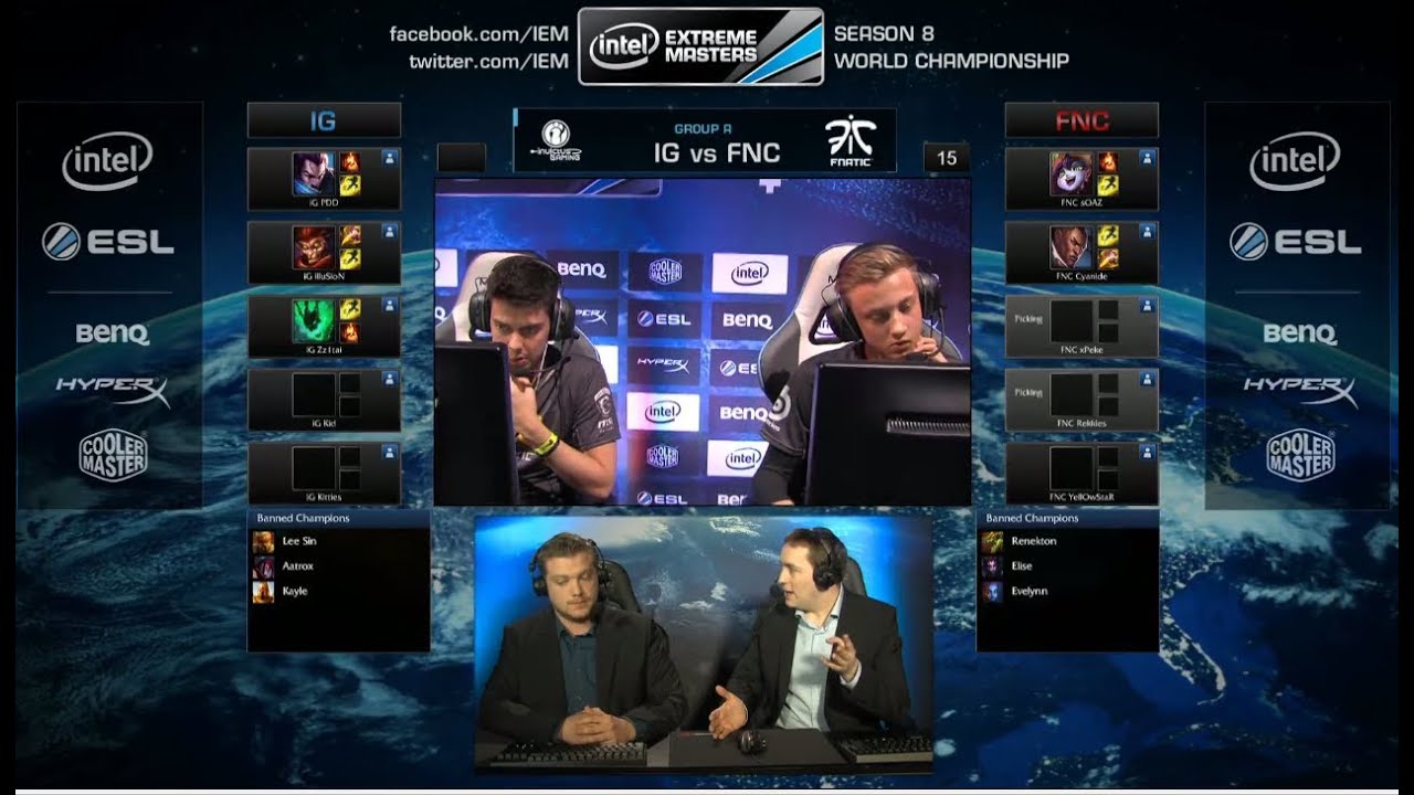 Invictus Gaming vs Fnatic | IEM Katowice WC LOL 2014 Group A Round 1 | IG vs FNC