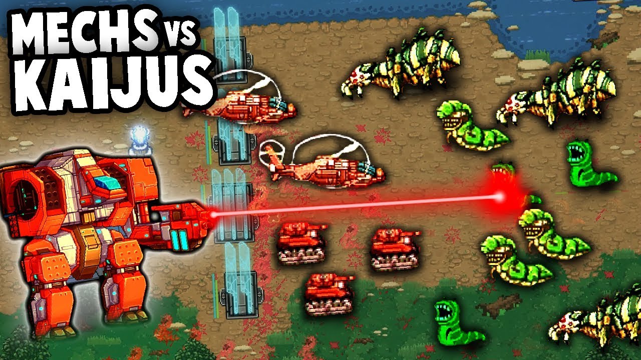 Huge JAEGER MECHS vs KAIJU Monsters! Pacific Rim Defense Game! (Mechs vs Kaijus Gameplay)