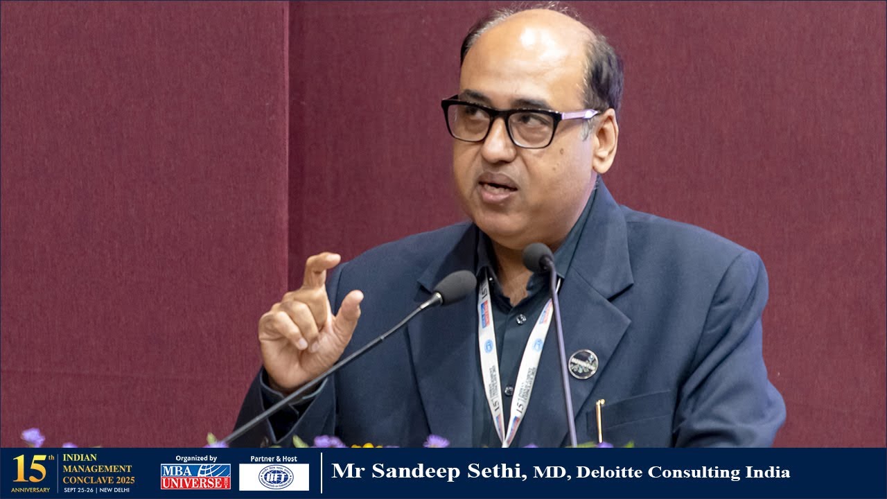 IMC 2025 | PLENARY SESSION 1| Mr Sandeep Sethi, Managing Director, Deloitte Consulting India