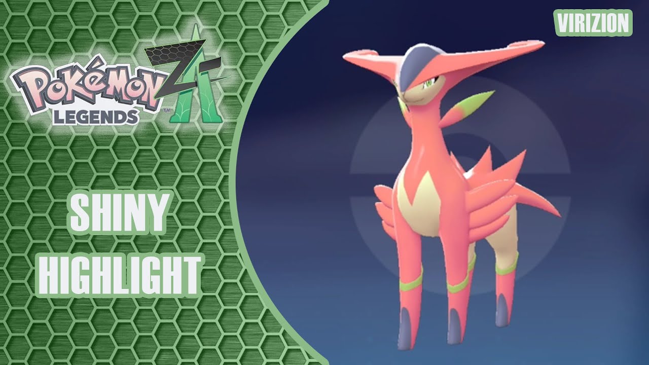 Shiny Virizion REACTION! - Pokemon Legends Z-A