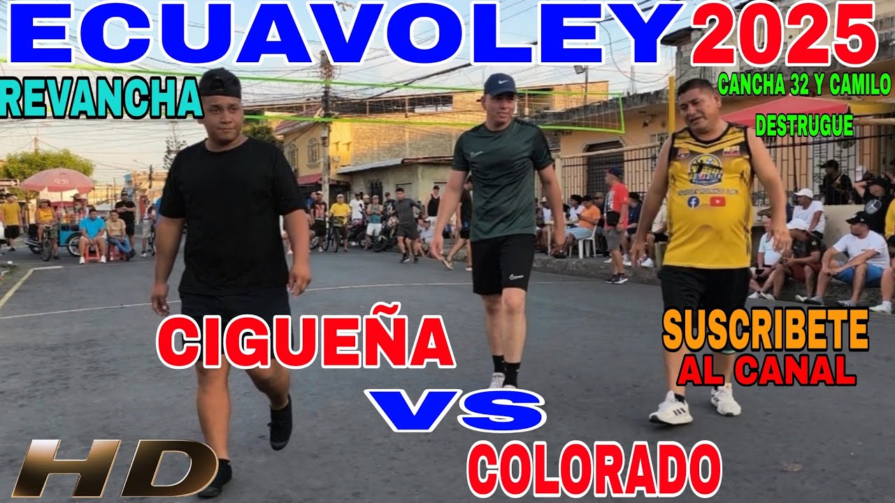ECUAVOLEY REVANCHA 😱 CIGÜEÑA 🆚 COLORADO ALEJANDRO 