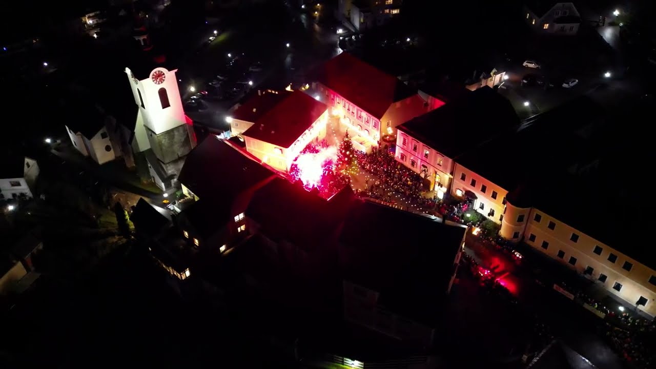 Perchtenraunacht 2023 mit Feuerwerk in Steinbach an der Steyr - Steyrtaler Perchten 4K UHD