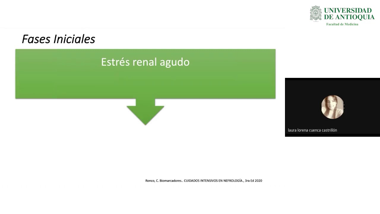 Biomarcadores en Lesi&oacute;n Renal Aguda - Dra. Laura Lorena Cuenca