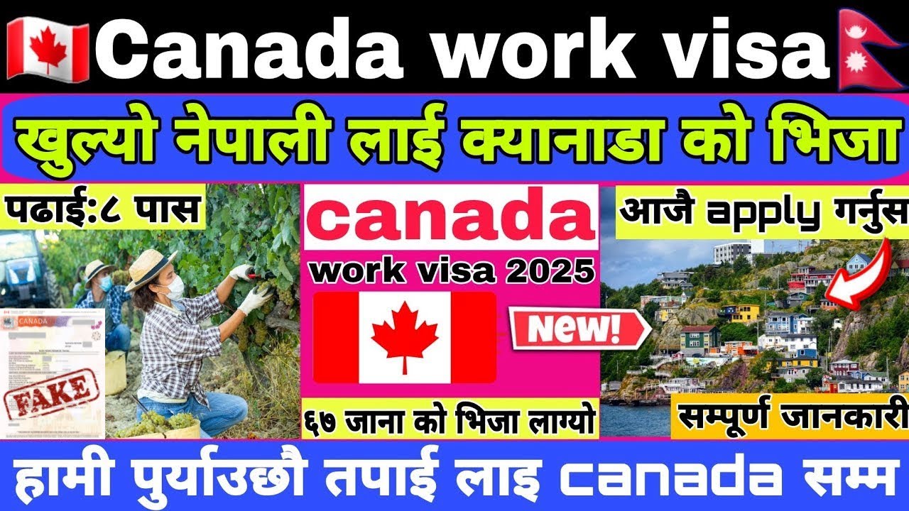 Canada Working visa For Nepali || How to apply Canada work permit visa || Canada jobs online apply