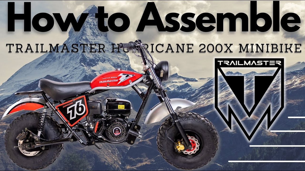 How To Assemble TrailMaster Hurricane 200X Mini Bike | Tutorial