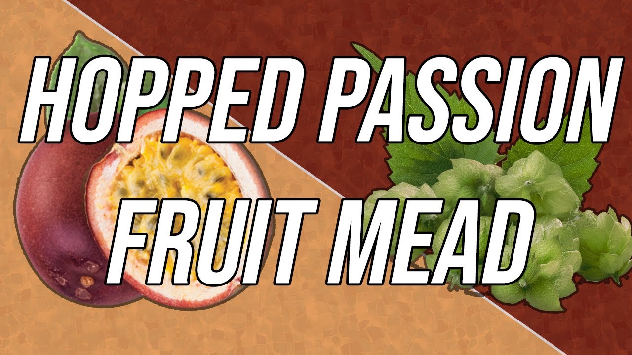 Making a Passion Fruit Hopped Mead