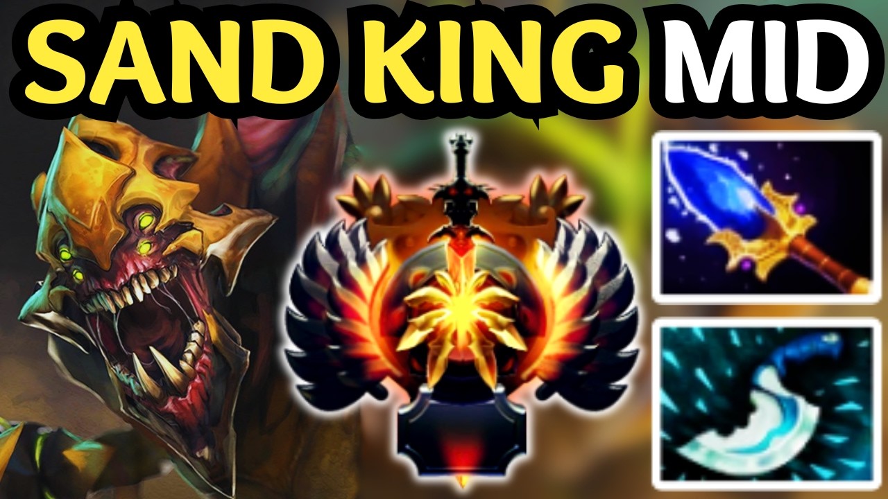🔥 SAND KING MID IS META?! UNSTOPPABLE INITIATION & DAMAGE | DOTA 2 🔥
