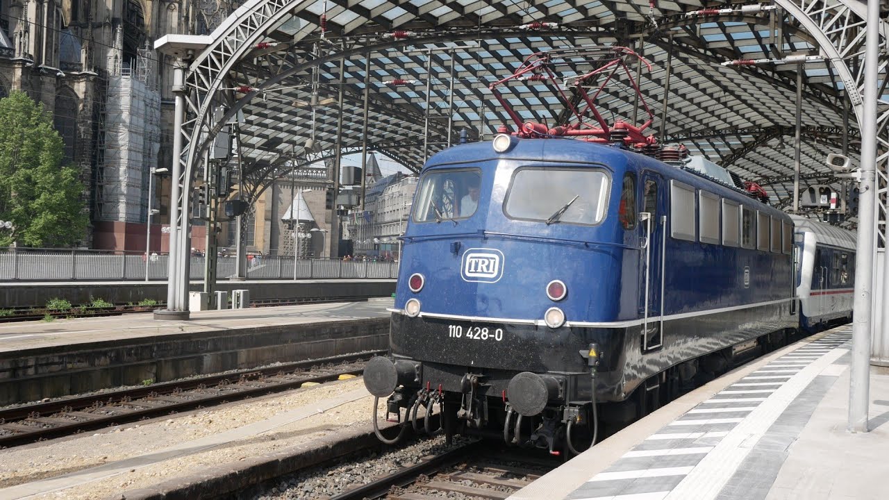 Züge in Köln HBF (FULL HD)