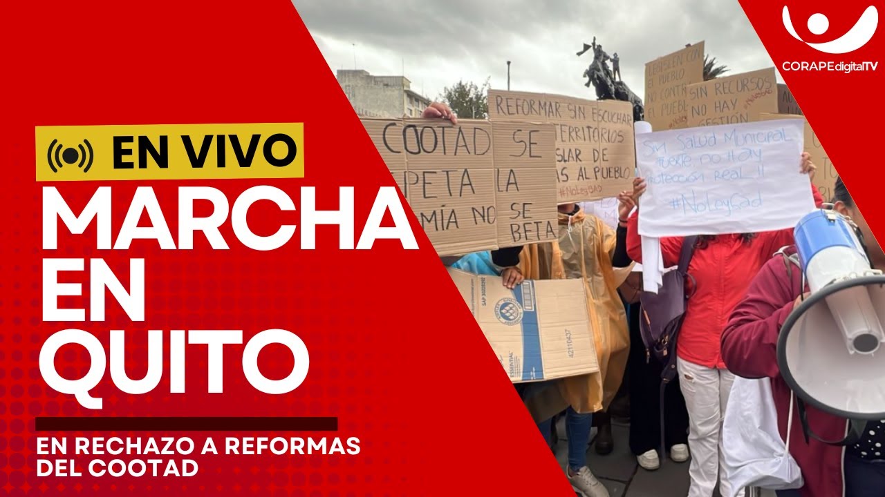 Transmisión Especial | Marcha en Quito en rechazo a reformas del COOTAD