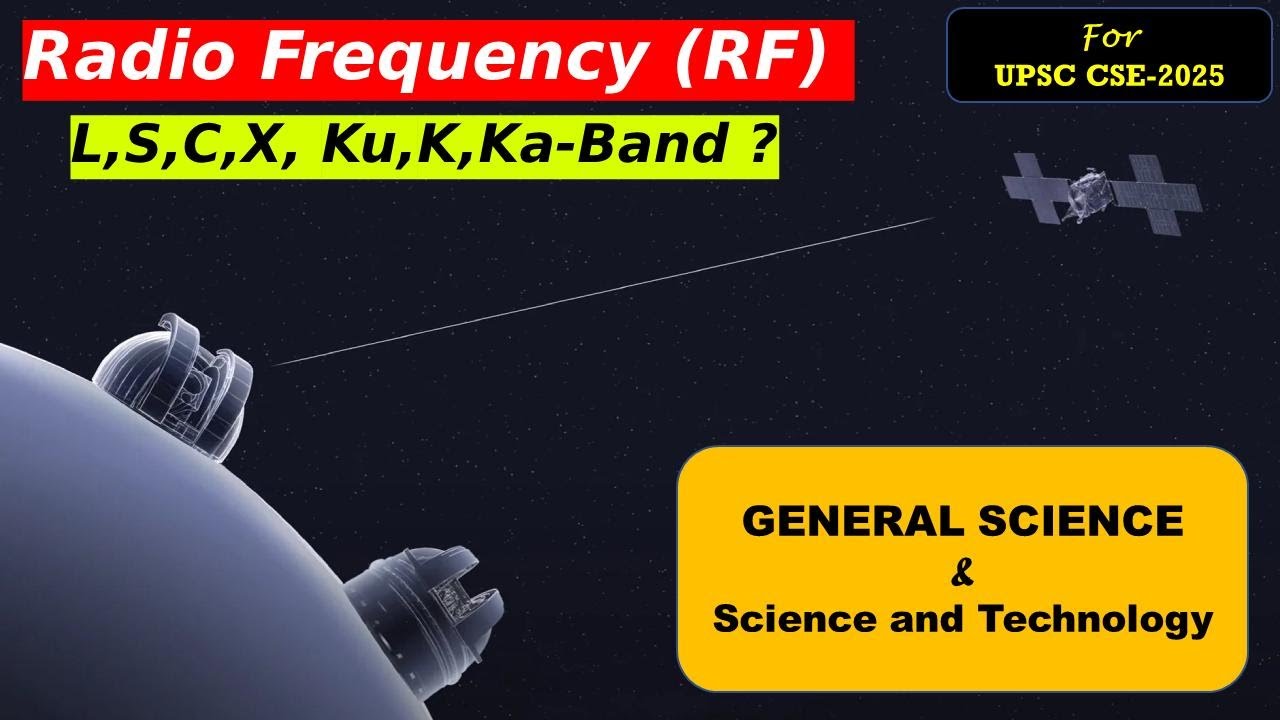 Radio Frequency (L,S,C,X,Ku,K & Ka Band)| UPSC GS- III | Science and Technology