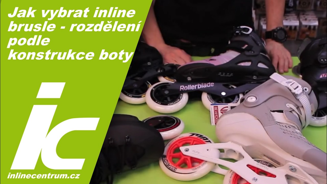 Jak vybrat inline brusle - rozdělení podle konstrukce boty